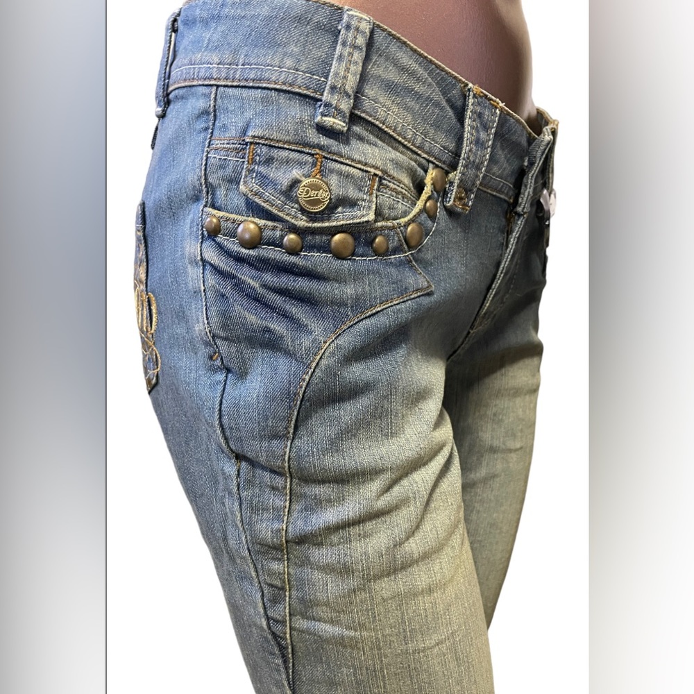 Rare Y2K Deréon Denim Capris - Picture 6 of 10